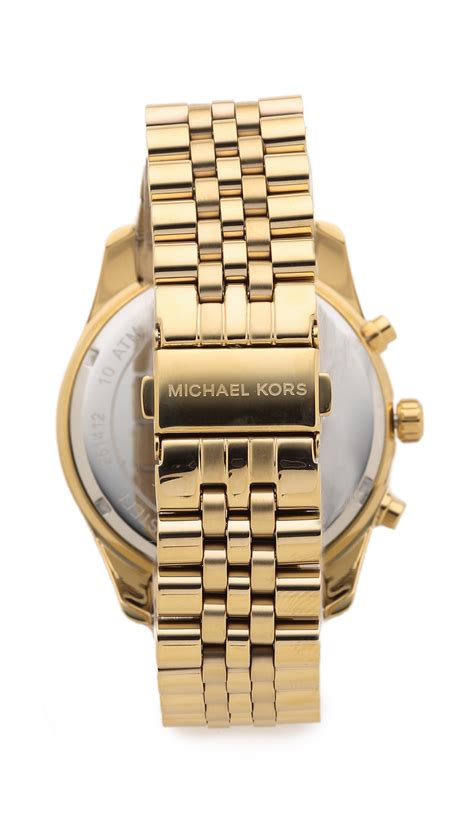 michael kors watch 2516000|Oversized Lexington Gold.